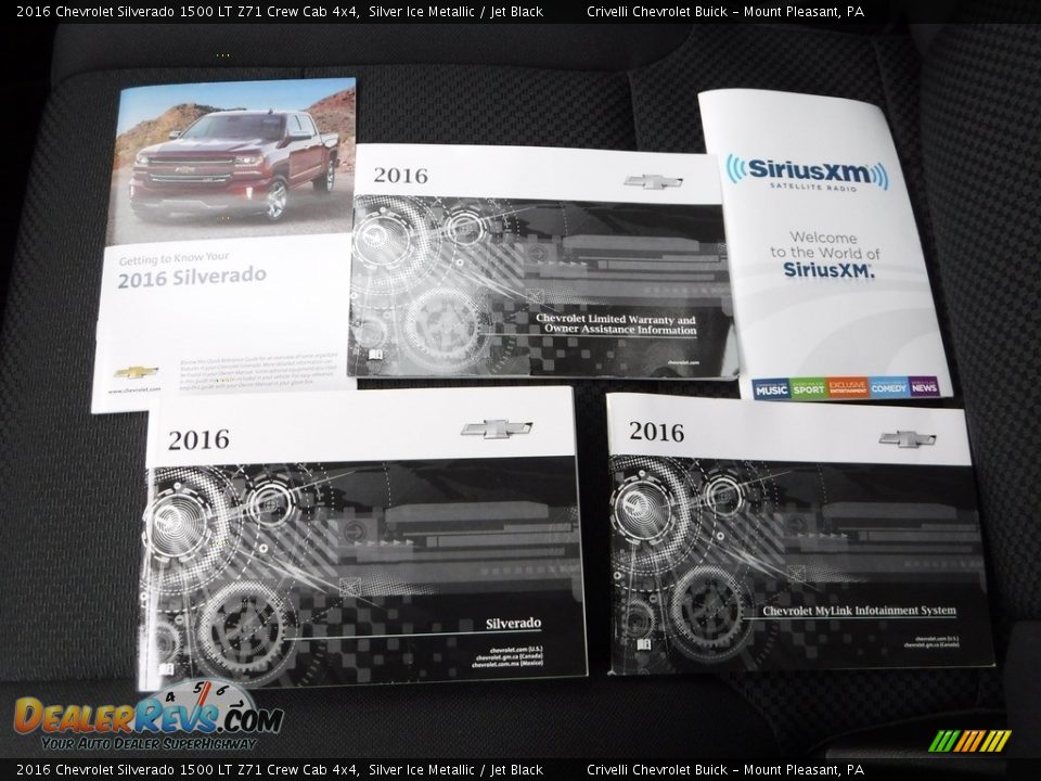 2016 Chevrolet Silverado 1500 LT Z71 Crew Cab 4x4 Silver Ice Metallic / Jet Black Photo #35