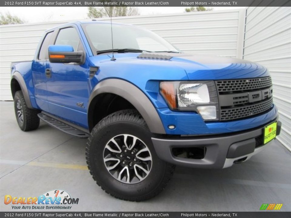 Front 3/4 View of 2012 Ford F150 SVT Raptor SuperCab 4x4 Photo #1