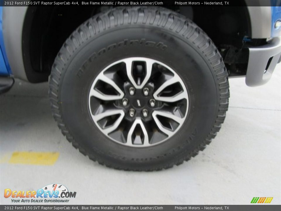 2012 Ford F150 SVT Raptor SuperCab 4x4 Blue Flame Metallic / Raptor Black Leather/Cloth Photo #6