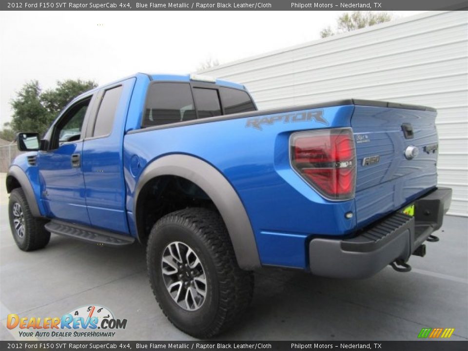 Blue Flame Metallic 2012 Ford F150 SVT Raptor SuperCab 4x4 Photo #9