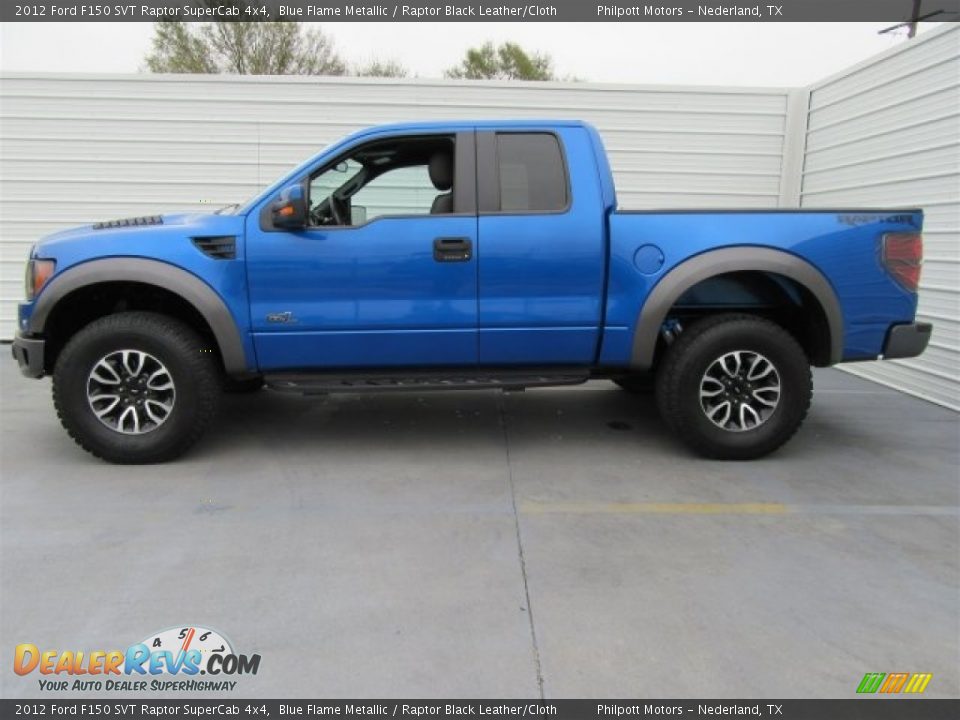 Blue Flame Metallic 2012 Ford F150 SVT Raptor SuperCab 4x4 Photo #11