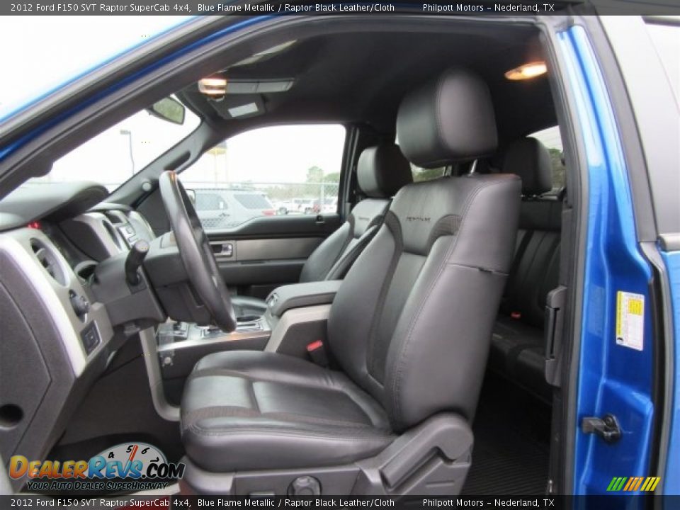 Front Seat of 2012 Ford F150 SVT Raptor SuperCab 4x4 Photo #15