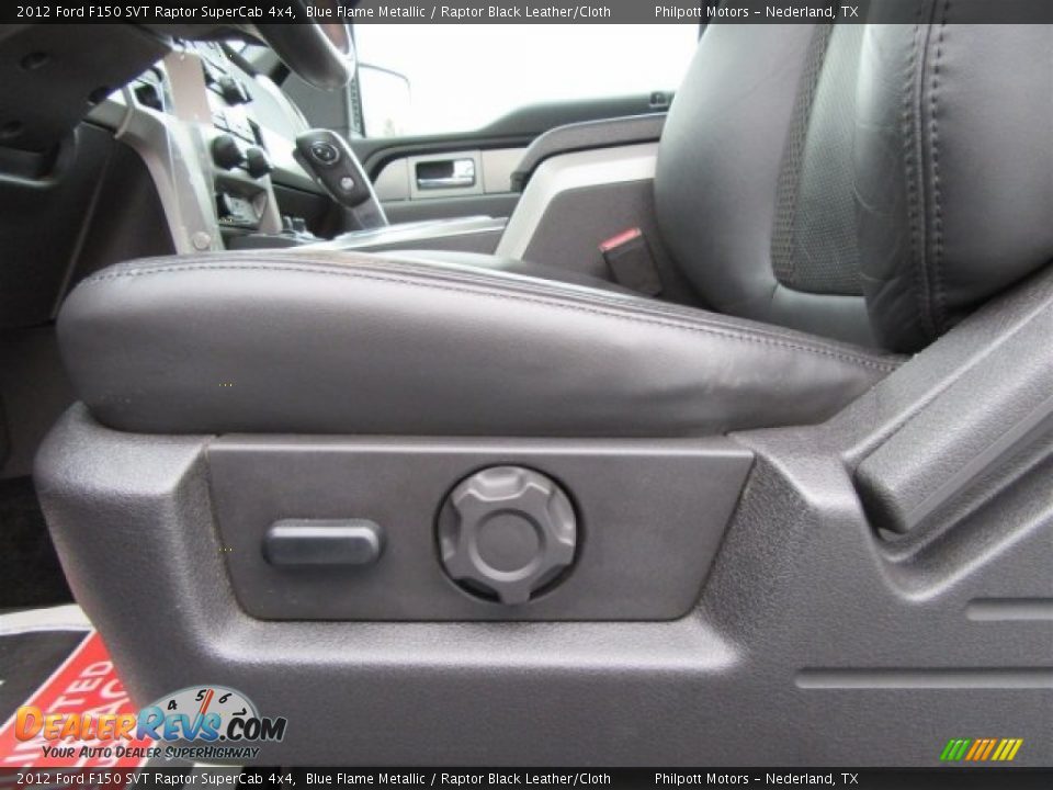 2012 Ford F150 SVT Raptor SuperCab 4x4 Blue Flame Metallic / Raptor Black Leather/Cloth Photo #17