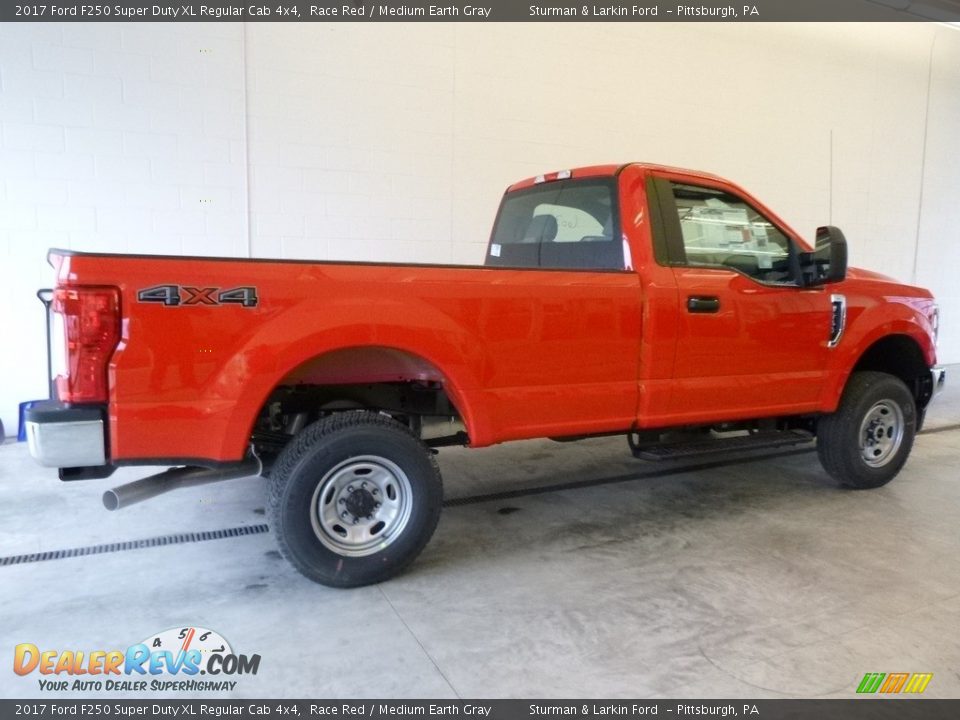 2017 Ford F250 Super Duty XL Regular Cab 4x4 Race Red / Medium Earth Gray Photo #2