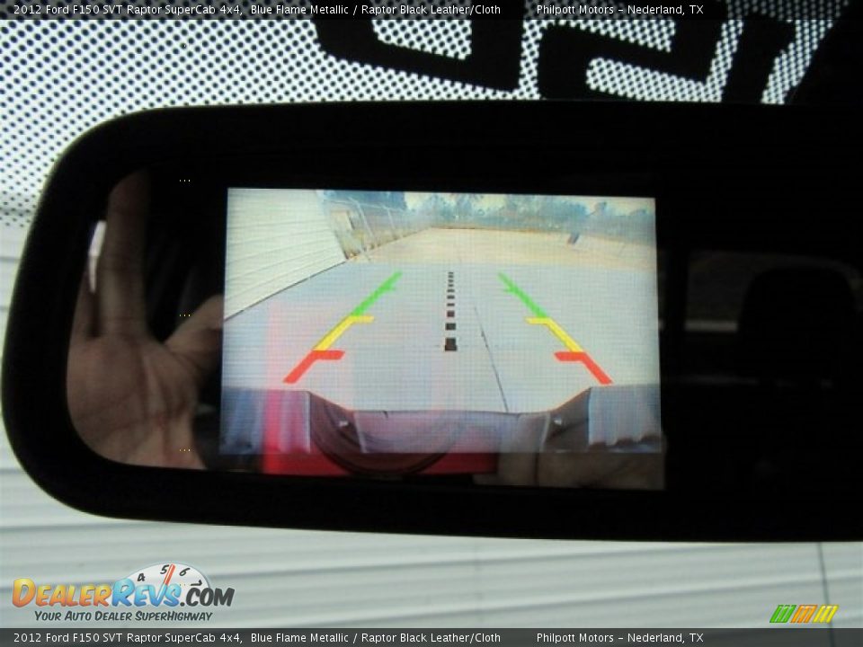 2012 Ford F150 SVT Raptor SuperCab 4x4 Blue Flame Metallic / Raptor Black Leather/Cloth Photo #21