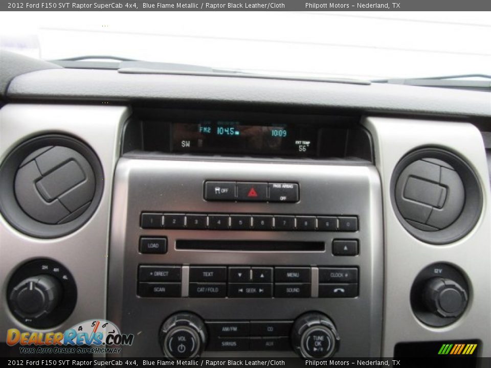 2012 Ford F150 SVT Raptor SuperCab 4x4 Blue Flame Metallic / Raptor Black Leather/Cloth Photo #23