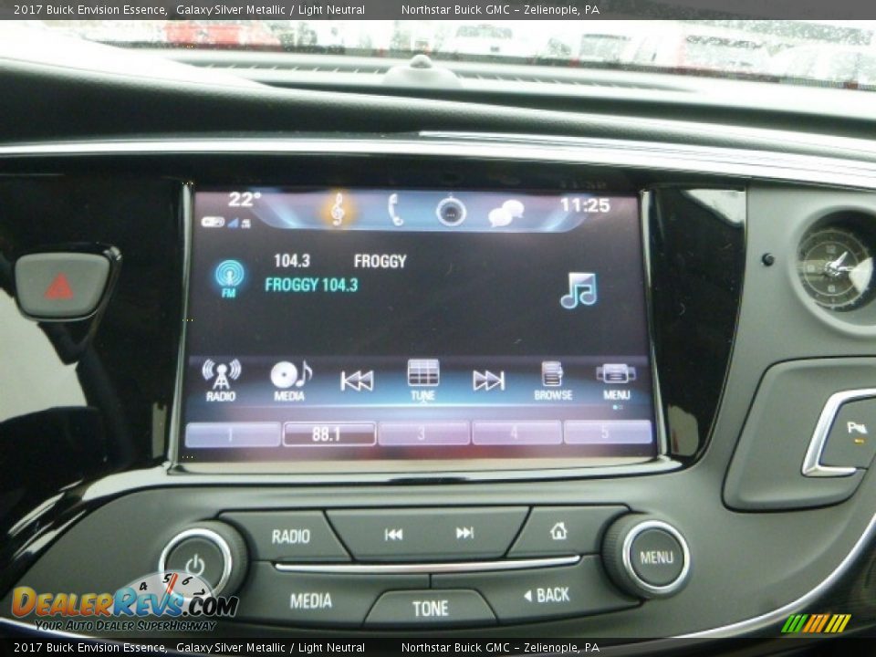 2017 Buick Envision Essence Galaxy Silver Metallic / Light Neutral Photo #17