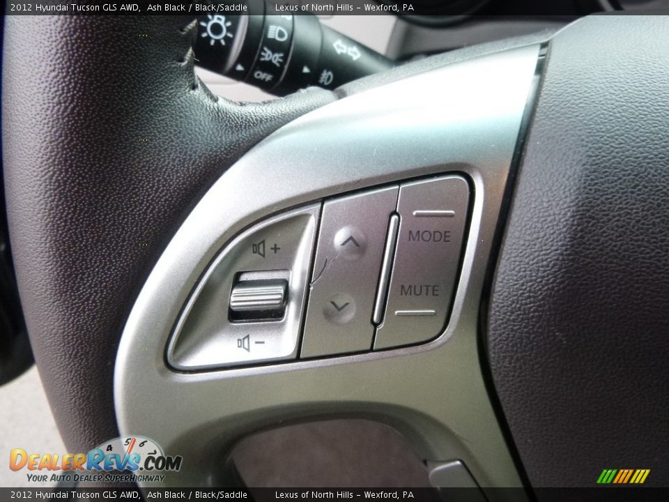 2012 Hyundai Tucson GLS AWD Ash Black / Black/Saddle Photo #16