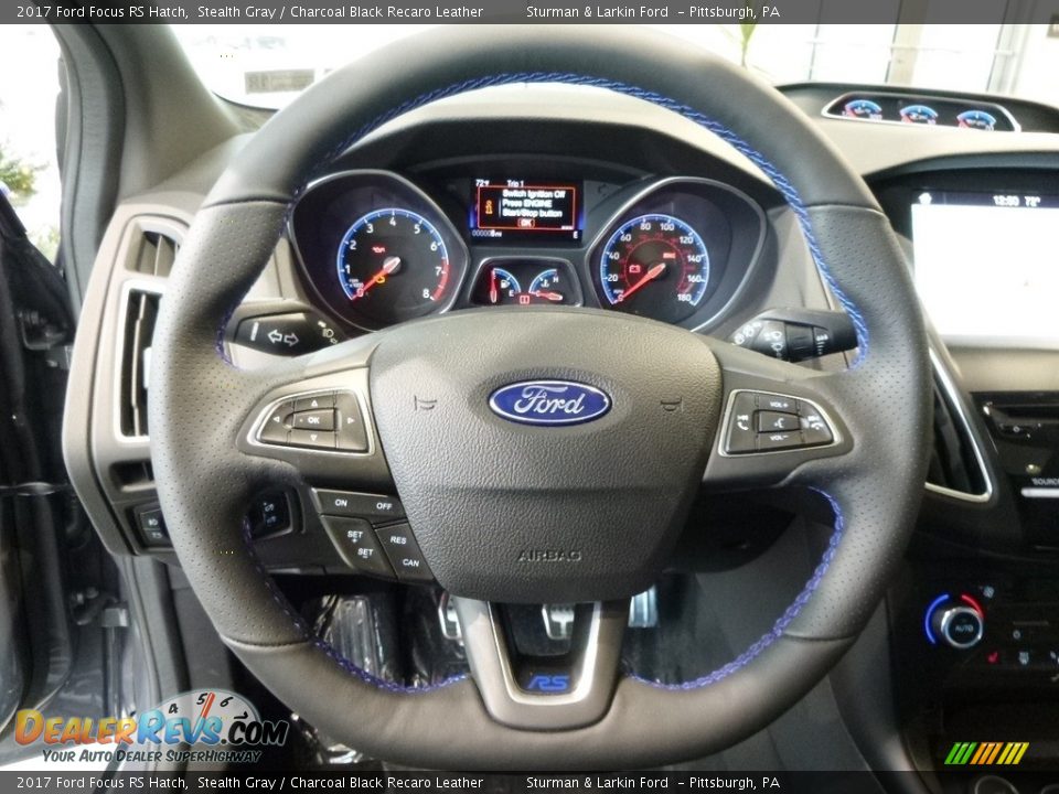 2017 Ford Focus RS Hatch Steering Wheel Photo #15
