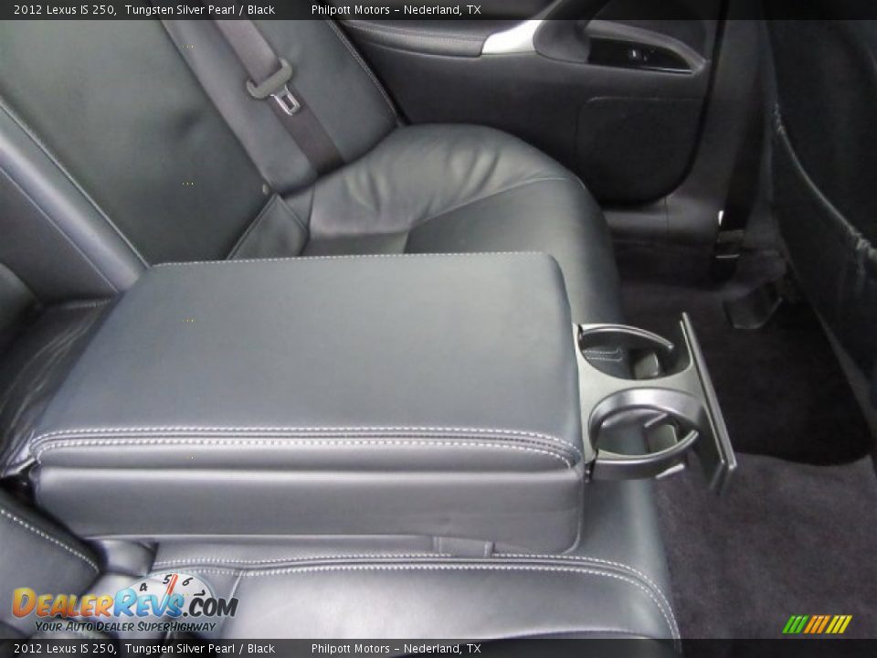 2012 Lexus IS 250 Tungsten Silver Pearl / Black Photo #35