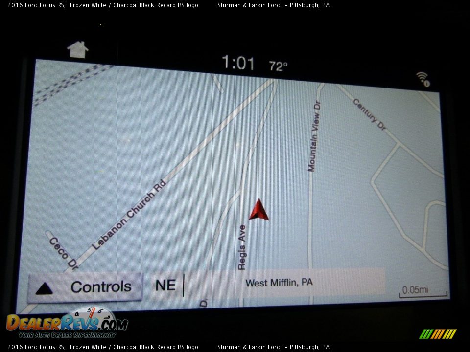 2016 Ford Focus RS Frozen White / Charcoal Black Recaro RS logo Photo #18