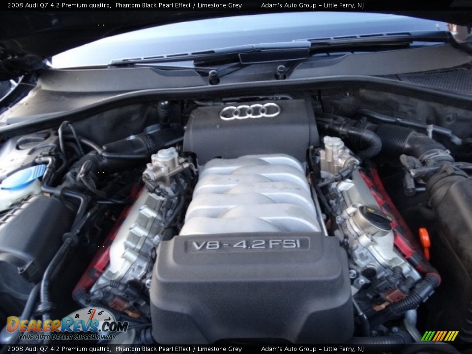 2008 Audi Q7 4.2 Premium quattro Phantom Black Pearl Effect / Limestone Grey Photo #30