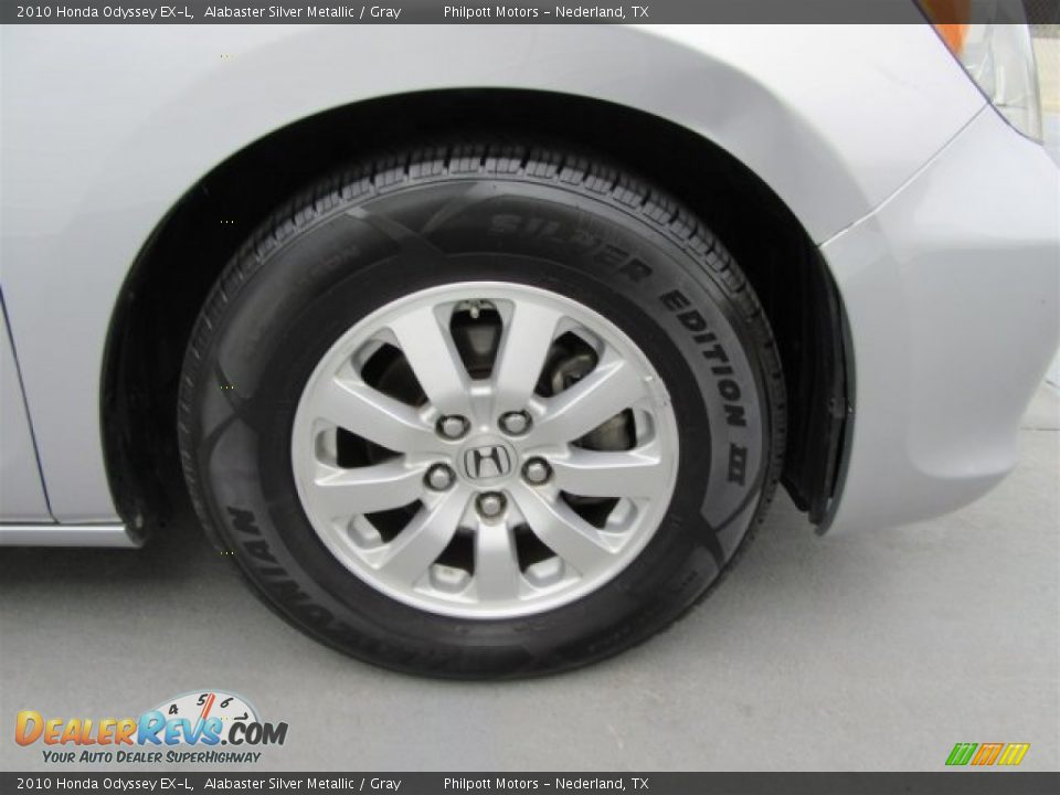 2010 Honda Odyssey EX-L Alabaster Silver Metallic / Gray Photo #6