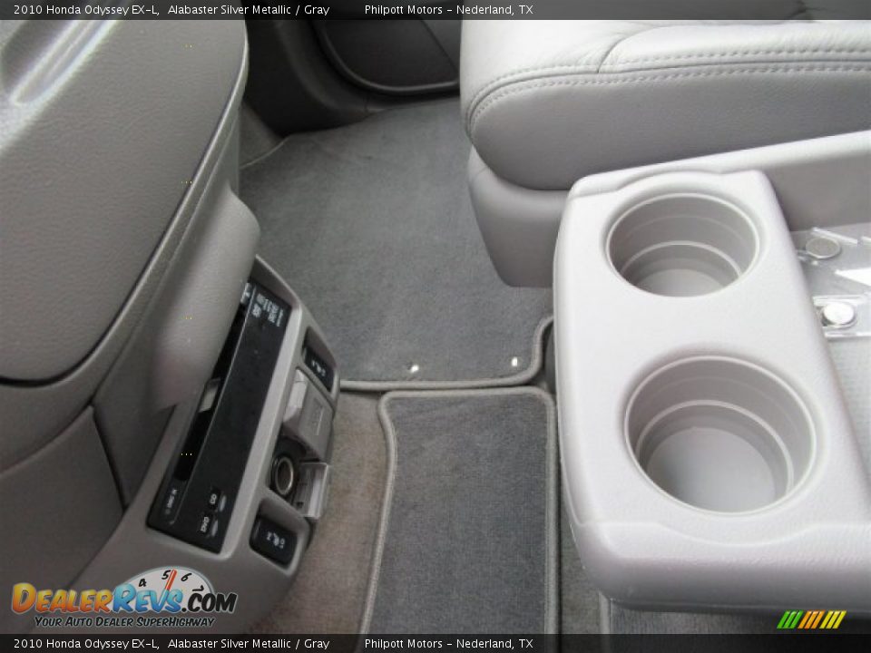 2010 Honda Odyssey EX-L Alabaster Silver Metallic / Gray Photo #19