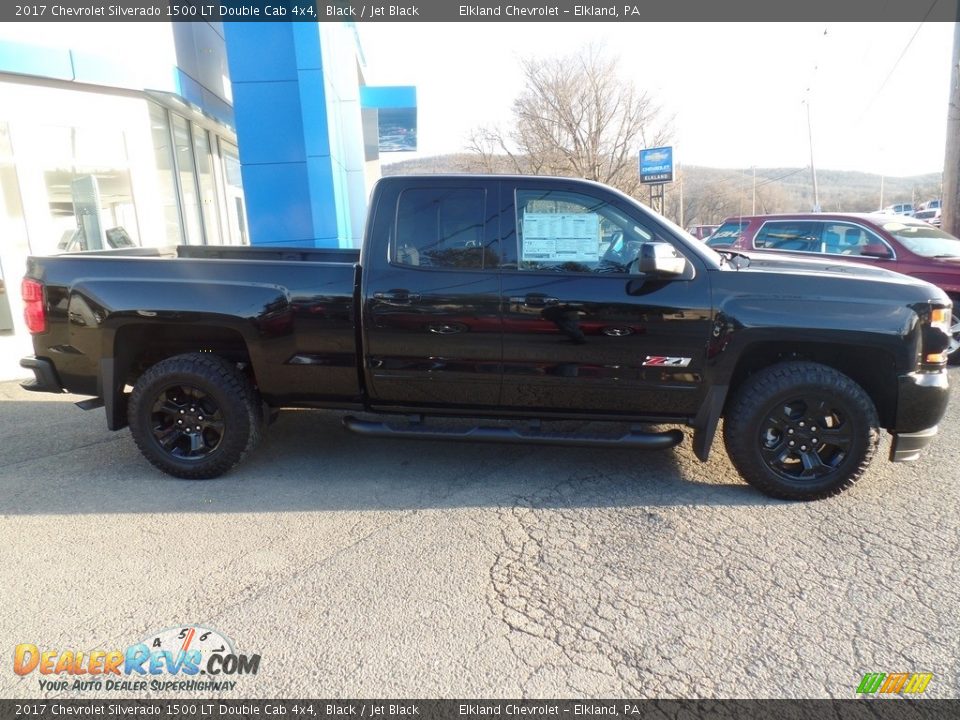 2017 Chevrolet Silverado 1500 LT Double Cab 4x4 Black / Jet Black Photo #1