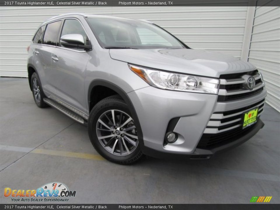 2017 Toyota Highlander XLE Celestial Silver Metallic / Black Photo #1