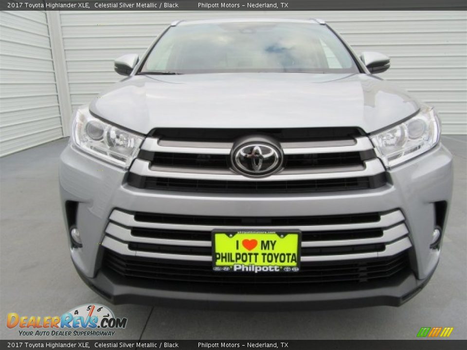 2017 Toyota Highlander XLE Celestial Silver Metallic / Black Photo #2