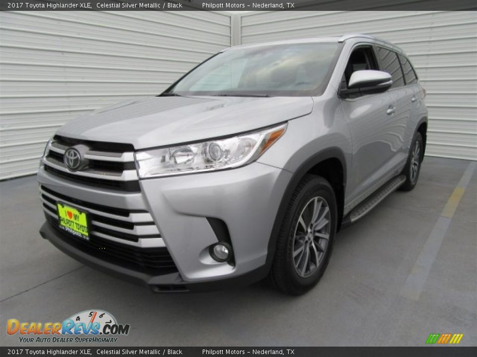 2017 Toyota Highlander XLE Celestial Silver Metallic / Black Photo #3
