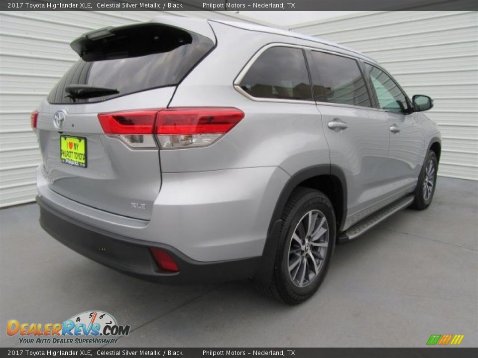 2017 Toyota Highlander XLE Celestial Silver Metallic / Black Photo #7
