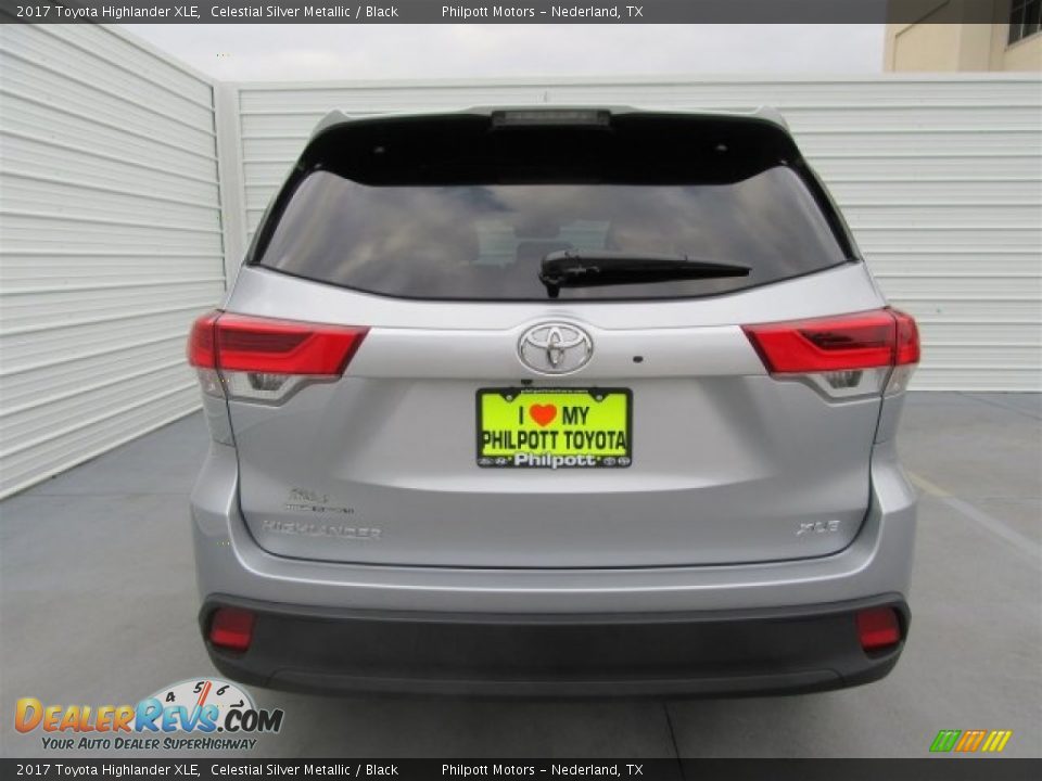 2017 Toyota Highlander XLE Celestial Silver Metallic / Black Photo #8