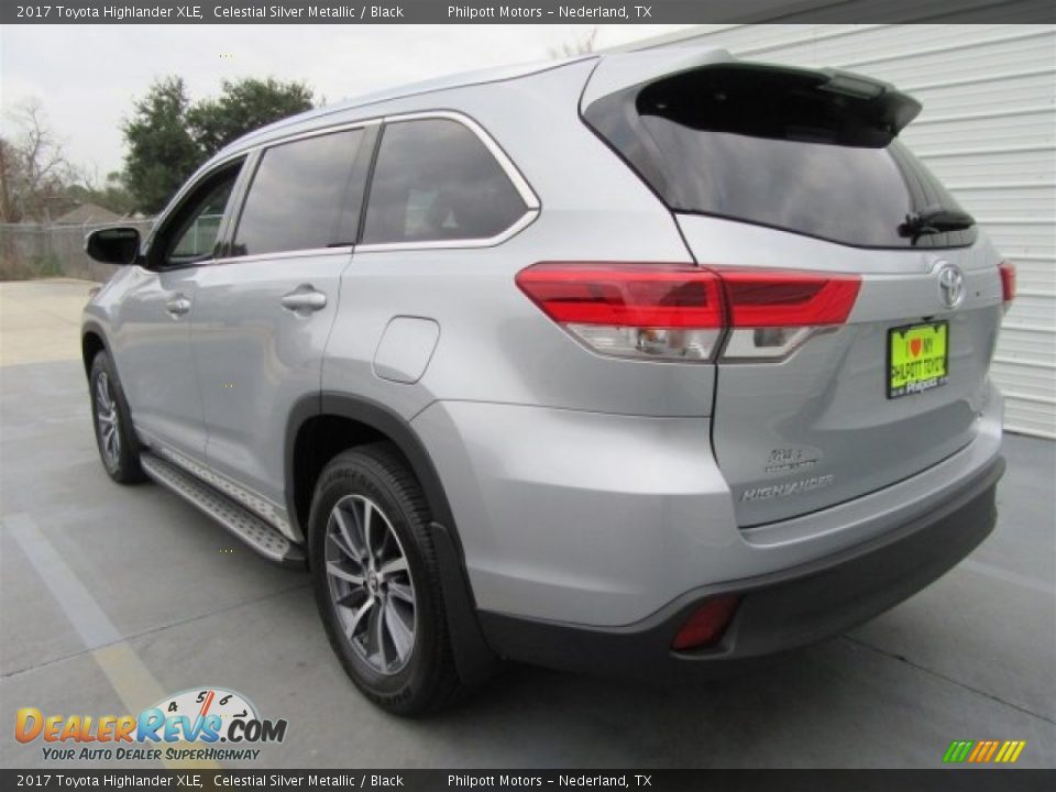 2017 Toyota Highlander XLE Celestial Silver Metallic / Black Photo #9