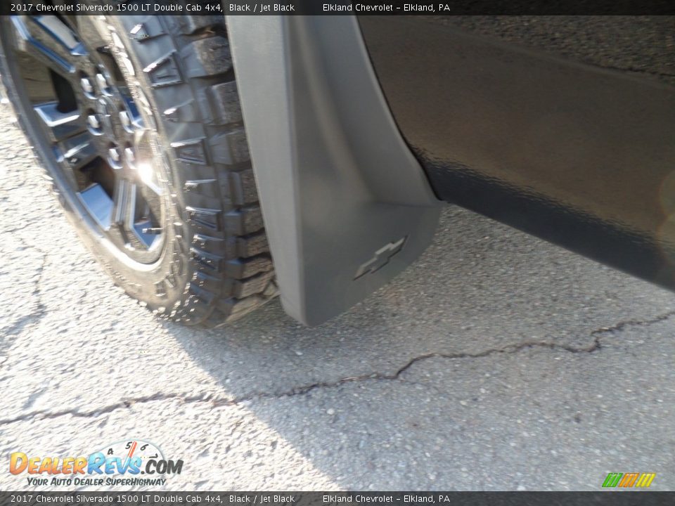 2017 Chevrolet Silverado 1500 LT Double Cab 4x4 Black / Jet Black Photo #10