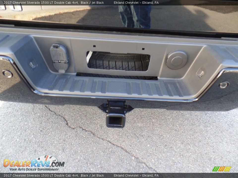 2017 Chevrolet Silverado 1500 LT Double Cab 4x4 Black / Jet Black Photo #11