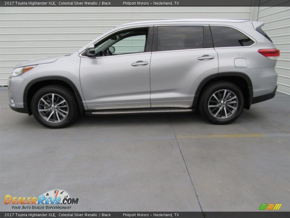 2017 Toyota Highlander XLE Celestial Silver Metallic / Black Photo #11