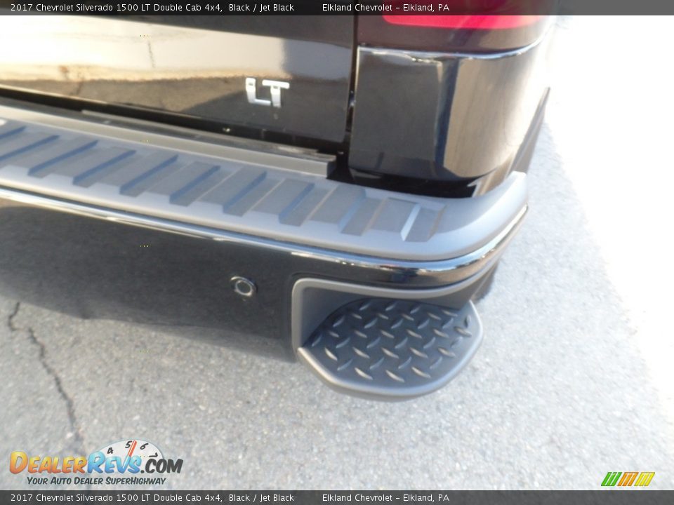2017 Chevrolet Silverado 1500 LT Double Cab 4x4 Black / Jet Black Photo #12