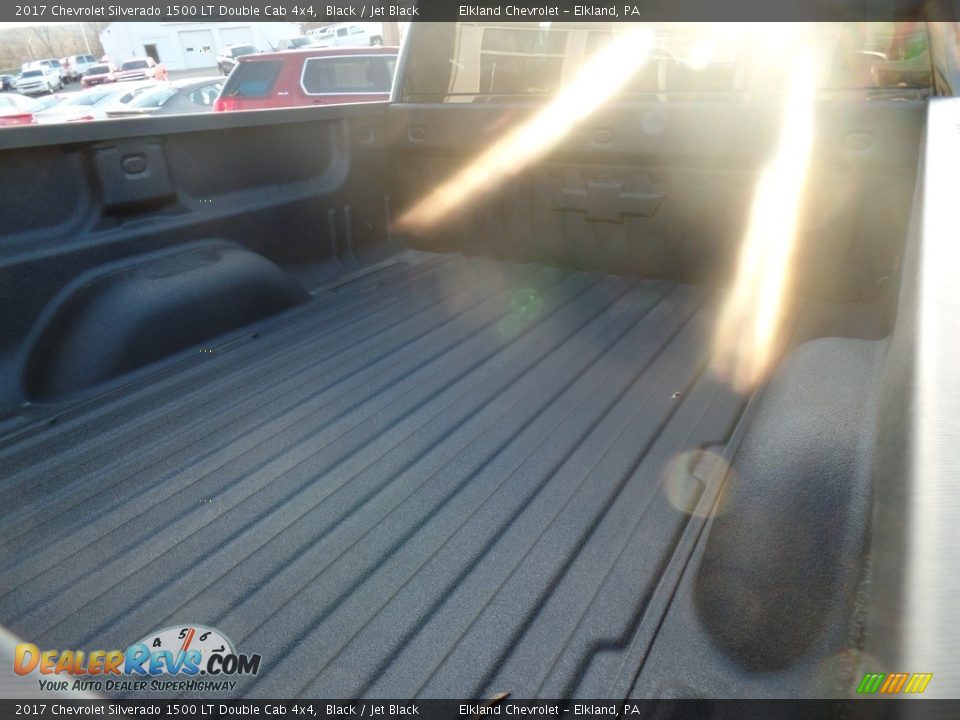 2017 Chevrolet Silverado 1500 LT Double Cab 4x4 Black / Jet Black Photo #14
