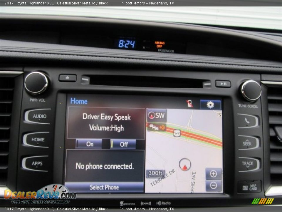 2017 Toyota Highlander XLE Celestial Silver Metallic / Black Photo #28