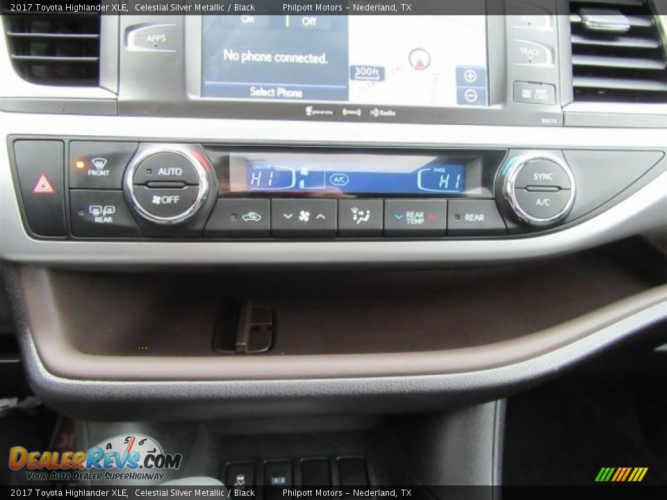 2017 Toyota Highlander XLE Celestial Silver Metallic / Black Photo #29