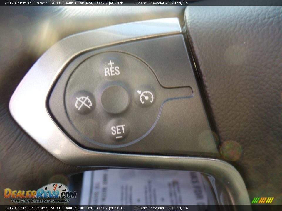 2017 Chevrolet Silverado 1500 LT Double Cab 4x4 Black / Jet Black Photo #26