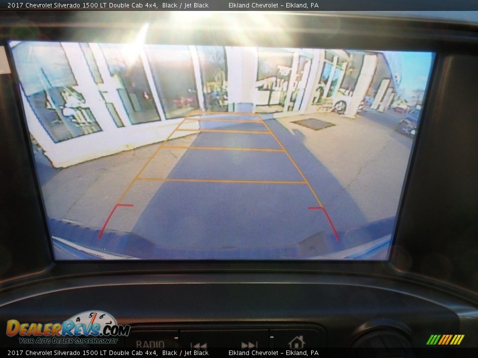 2017 Chevrolet Silverado 1500 LT Double Cab 4x4 Black / Jet Black Photo #36