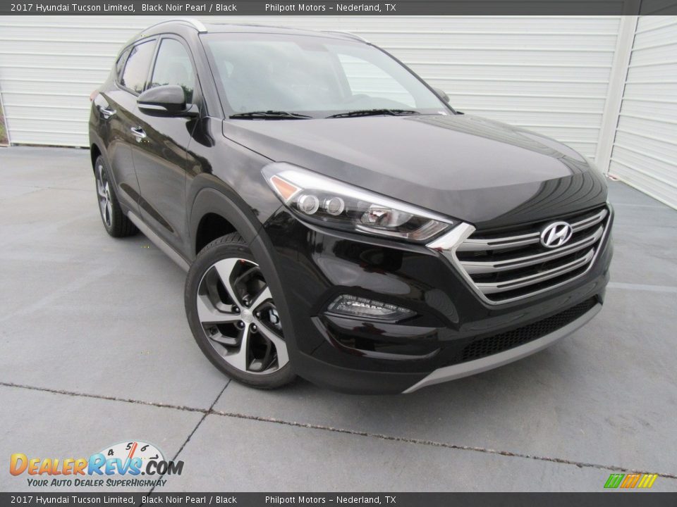 2017 Hyundai Tucson Limited Black Noir Pearl / Black Photo #1