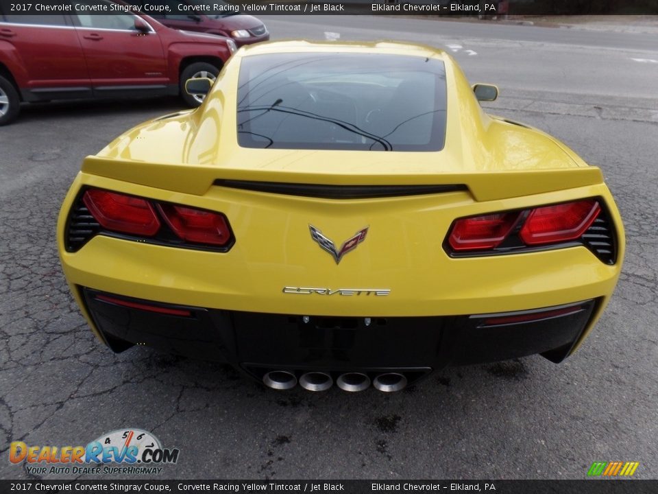 2017 Chevrolet Corvette Stingray Coupe Corvette Racing Yellow Tintcoat / Jet Black Photo #8
