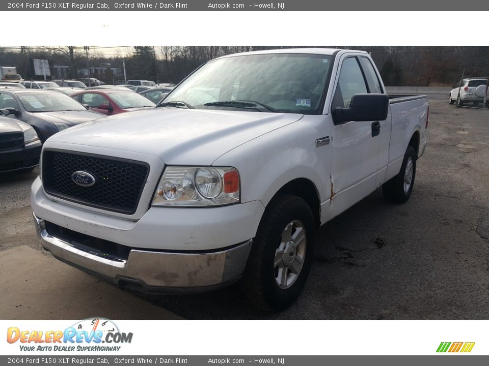 2004 Ford F150 XLT Regular Cab Oxford White / Dark Flint Photo #3