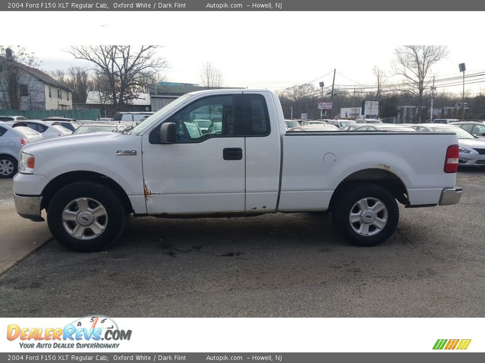 2004 Ford F150 XLT Regular Cab Oxford White / Dark Flint Photo #4