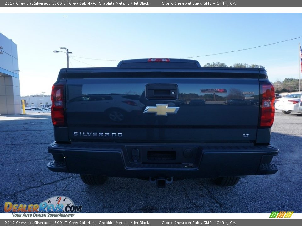 2017 Chevrolet Silverado 1500 LT Crew Cab 4x4 Graphite Metallic / Jet Black Photo #6