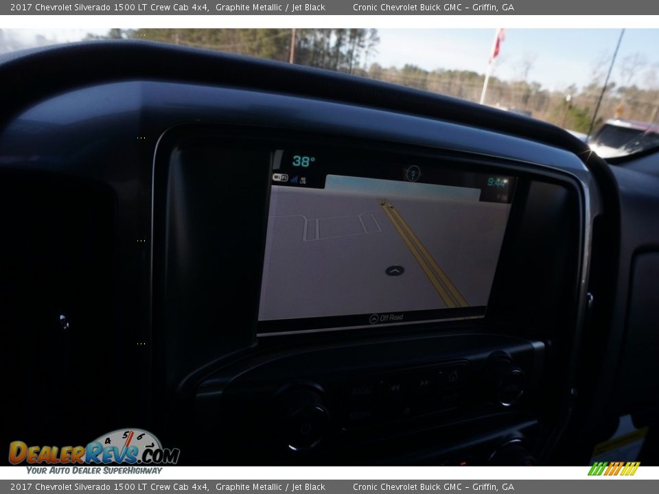 2017 Chevrolet Silverado 1500 LT Crew Cab 4x4 Graphite Metallic / Jet Black Photo #14