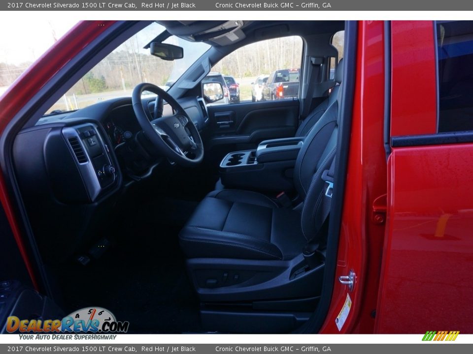 2017 Chevrolet Silverado 1500 LT Crew Cab Red Hot / Jet Black Photo #8