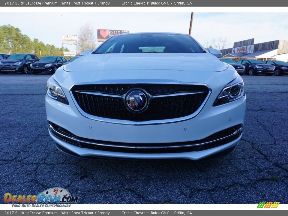 2017 Buick LaCrosse Premium White Frost Tricoat / Brandy Photo #2