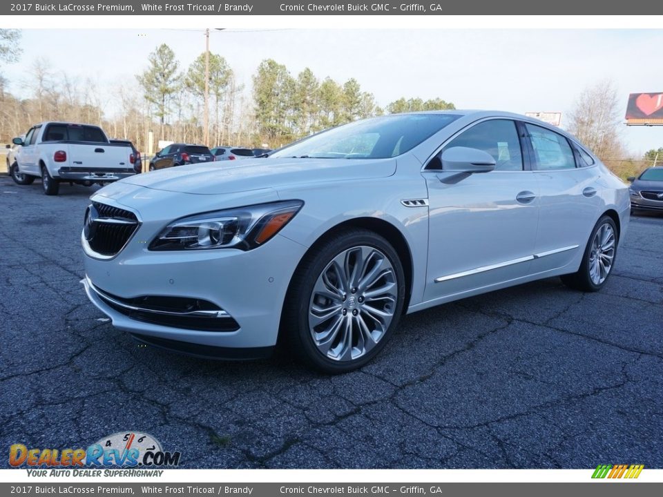2017 Buick LaCrosse Premium White Frost Tricoat / Brandy Photo #3