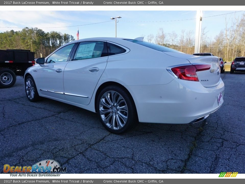 2017 Buick LaCrosse Premium White Frost Tricoat / Brandy Photo #5
