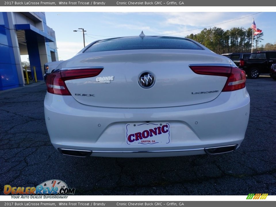2017 Buick LaCrosse Premium White Frost Tricoat / Brandy Photo #6