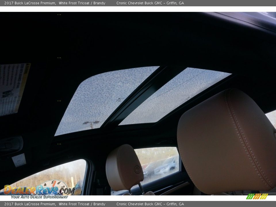 2017 Buick LaCrosse Premium White Frost Tricoat / Brandy Photo #11