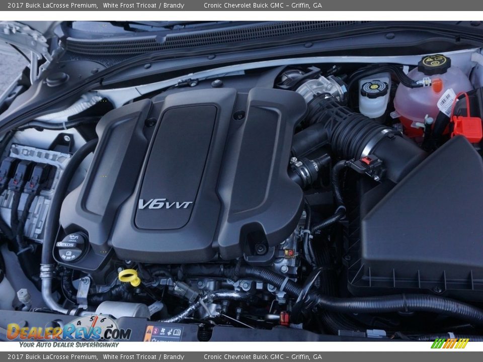 2017 Buick LaCrosse Premium White Frost Tricoat / Brandy Photo #13
