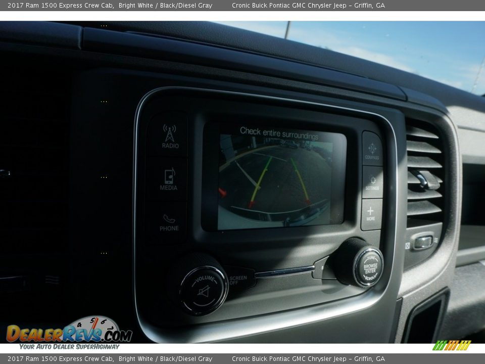 2017 Ram 1500 Express Crew Cab Bright White / Black/Diesel Gray Photo #15