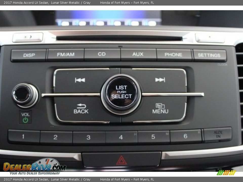 2017 Honda Accord LX Sedan Lunar Silver Metallic / Gray Photo #18