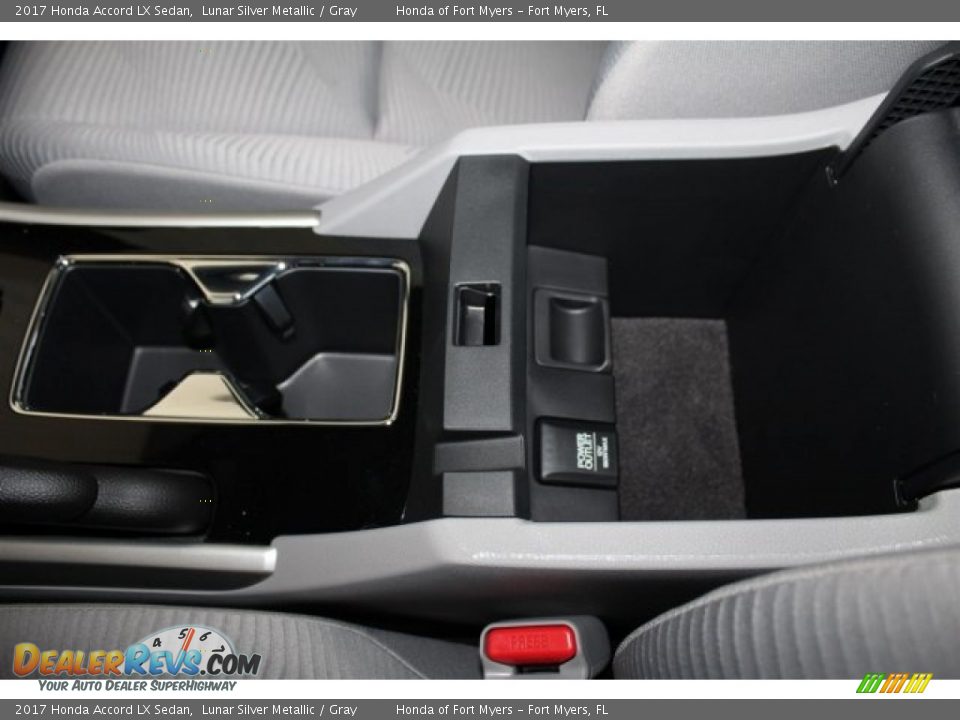 2017 Honda Accord LX Sedan Lunar Silver Metallic / Gray Photo #21